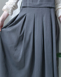 Vest Dress 微正式感拼接背心連身長裙/ DS1181