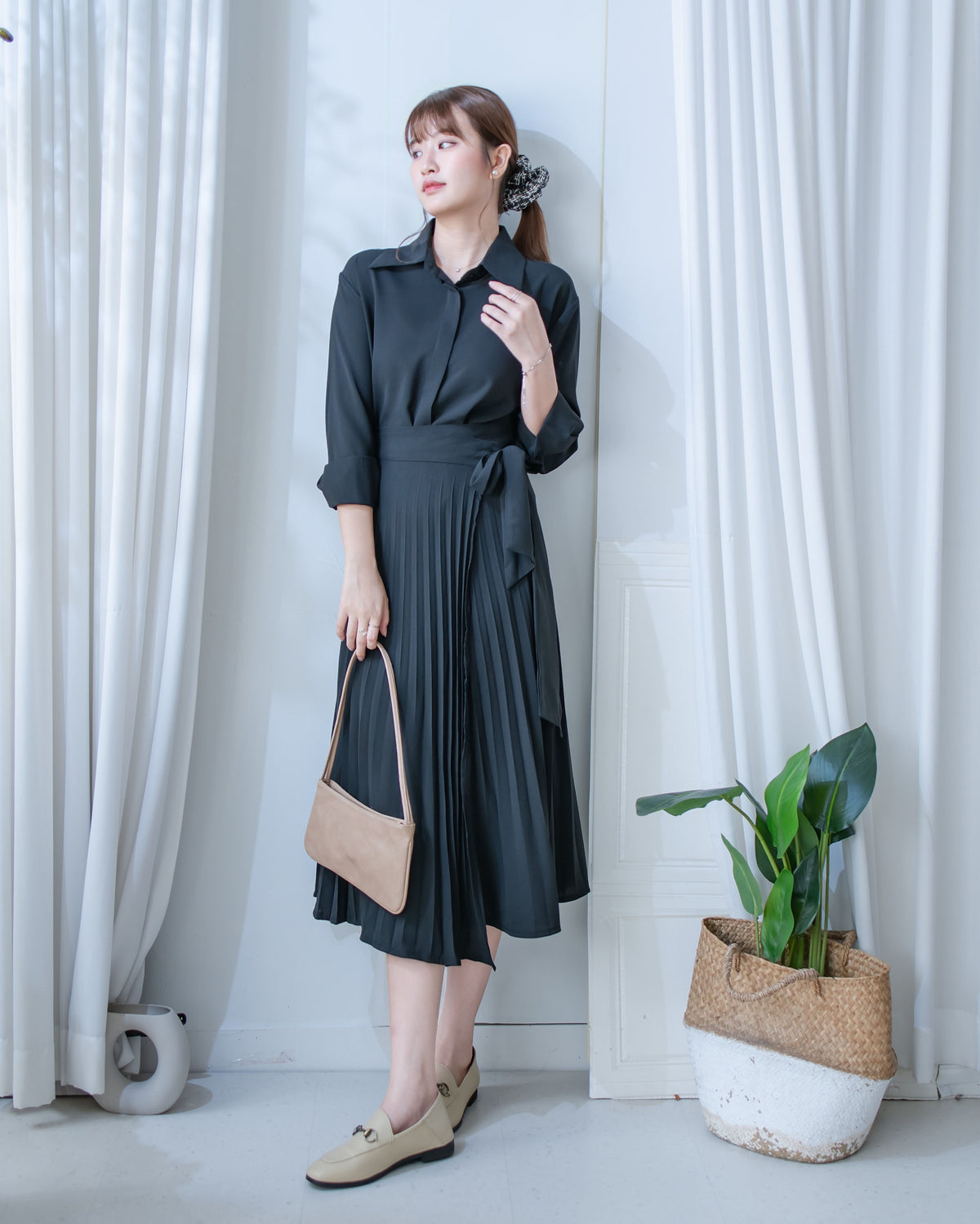 Wrap Skirt Set 俐落包式穿著修身兩件套/ SE8125