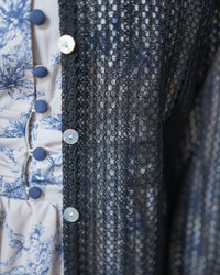 Lace Cardigan 防皺法式幾何通花針織外套或上衣/ CD8158
