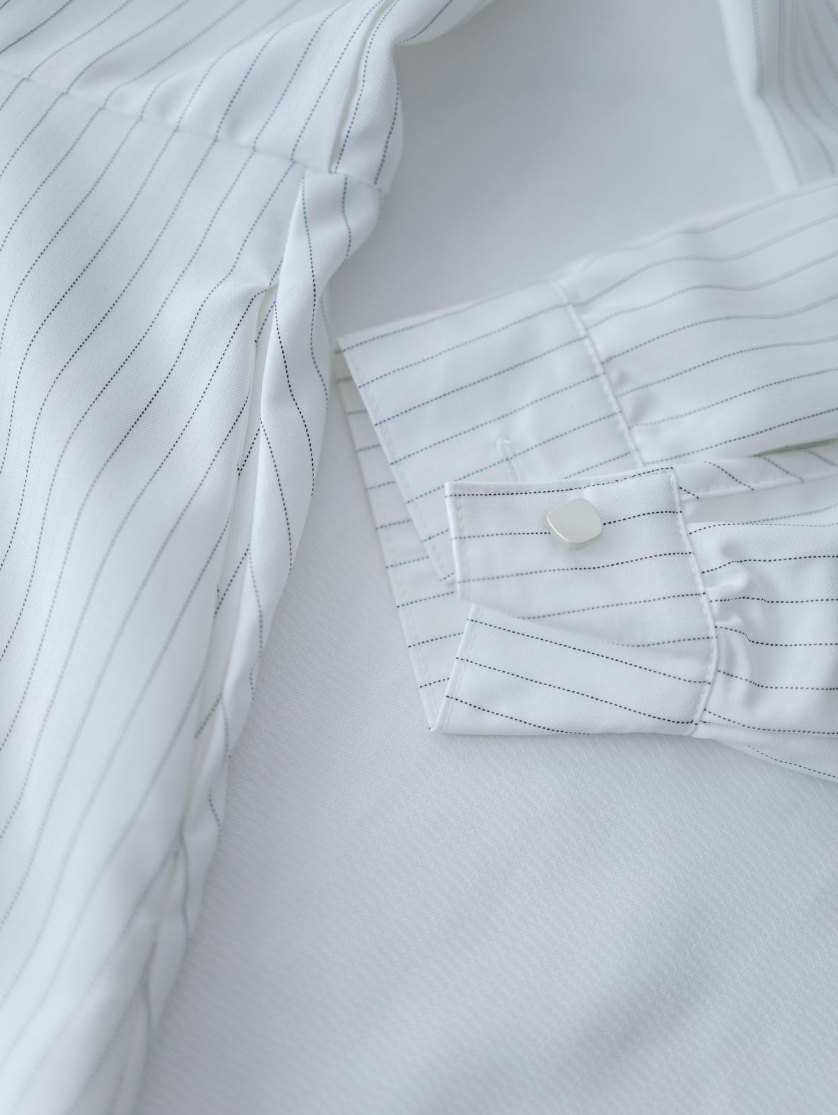 [intent label/ intent 製] Stripe Dress or Outer 腰帶設計暗條紋口袋連身裙或外套/ DSA8013