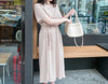 //熱賣重開 超超超值得入手 //Pleated Waist 輕盈方領前後車褶腰身, Dress/ DS9061 (Pre-order)