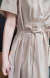 //熱賣重開 超超超值得入手 //Pleated Waist 輕盈方領前後車褶腰身, Dress/ DS9061 (Pre-order)