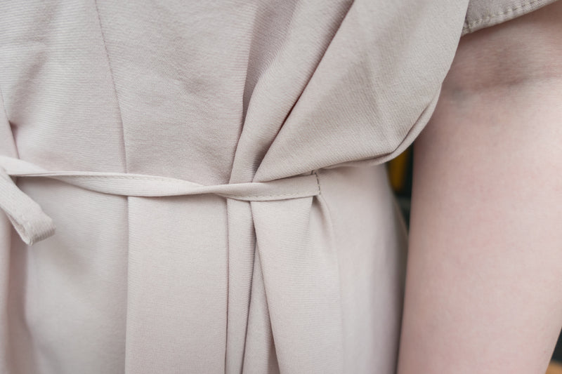 //熱賣重開 超超超值得入手 //Pleated Waist 輕盈方領前後車褶腰身, Dress/ DS9061 (Pre-order)