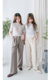 Chiffon Wide 寬鬆闊腳透氣顯腳長長西褲, Pants/ PT8382 (olive sold out)