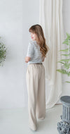 Chiffon Wide 寬鬆闊腳透氣顯腳長長西褲, Pants/ PT8382 (olive sold out)