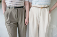 Chiffon Wide 寬鬆闊腳透氣顯腳長長西褲, Pants/ PT8382 (olive sold out)