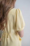 （intent x Korea 獨家款) Square Dot 點點小方格修腰隨性口袋連身長裙, Dress/ DS9229 （yellow sold out)
