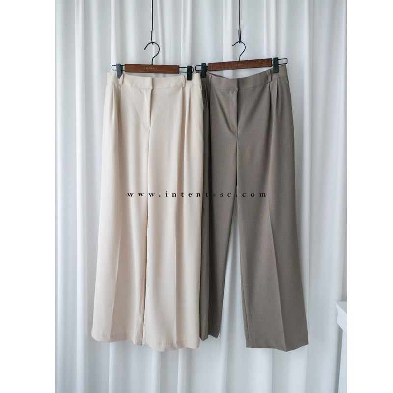Chiffon Wide 寬鬆闊腳透氣顯腳長長西褲, Pants/ PT8382 (olive sold out)