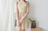 Orange Lily 清新飄逸淡黃橙花包裹領口, Dress/ DS9226