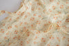 Orange Lily 清新飄逸淡黃橙花包裹領口, Dress/ DS9226