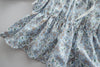 Blue Daisy 水彩藍配活潑小碎花上衣, Blouse/ BU8940