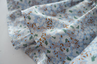 Blue Daisy 水彩藍配活潑小碎花上衣, Blouse/ BU8940