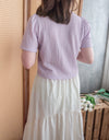 2-way White 淺色系兩種設計傘型口袋半身裙, Skirt/ SK8715