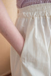 2-way White 淺色系兩種設計傘型口袋半身裙, Skirt/ SK8715