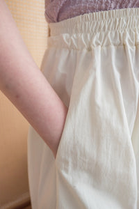 2-way White 淺色系兩種設計傘型口袋半身裙, Skirt/ SK8715