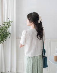 (Many Ways to wear) Jelly Ribbon, Clip/ HA8120 (ivory sold out)