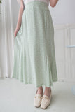 Shadow fishtail 影子印花輕盈日常魚尾裙擺, Skirt/ SK8714 (mint sold out)