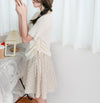 Asymmetric 舒適冰絲織紋側束帶衣尾, Top/ TP8888 (ivory sold out)