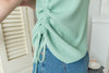 Asymmetric 舒適冰絲織紋側束帶衣尾, Top/ TP8888 (ivory sold out)