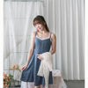 Floral Vest 細帶V領後背橡筋輕優雅吊帶裙, Dress/ DS9329