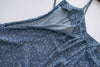 Floral Vest 細帶V領後背橡筋輕優雅吊帶裙, Dress/ DS9329