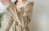 Trench 方領風衣雙排鈕雲石腰帶連身裙, Dress/ DS9333 （navy sold out)
