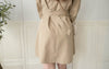 Trench 方領風衣雙排鈕雲石腰帶連身裙, Dress/ DS9333 （navy sold out)