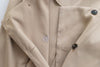 Trench 方領風衣雙排鈕雲石腰帶連身裙, Dress/ DS9333 （navy sold out)