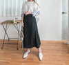 Snow Dot 雪花點點微光澤傘長裙, Skirt/ SK8743 (brown sold out)