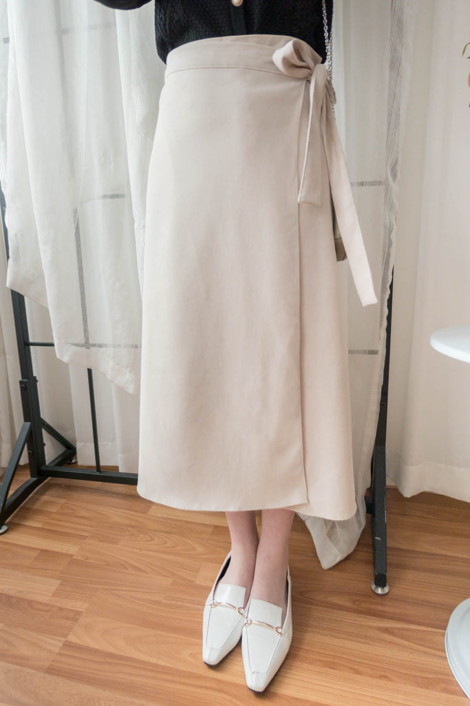 Slim Waist 包裹式穿著微A形顯瘦半身裙, Dress/ SK8748