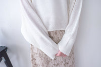 [百搭特別款⏰限時加開訂貨✨］Cape 船領披肩蝙蝠袖寬鬆薄線衫, Knit Top/TP8913