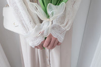 【intent X Korea label】 Beige Vest  淺杏暗紋微絨口袋腰間大百褶, Dress/  DS9369