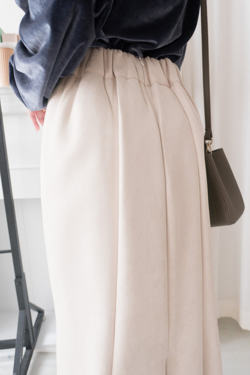 Suede Shine 後背蝴蝶光澤絨面橡筋手袖, Blouse/ TP8923 (midnight blue sold out)