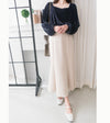 Suede Shine 後背蝴蝶光澤絨面橡筋手袖, Blouse/ TP8923 (midnight blue sold out)