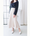 Suede Shine 後背蝴蝶光澤絨面橡筋手袖, Blouse/ TP8923 (midnight blue sold out)
