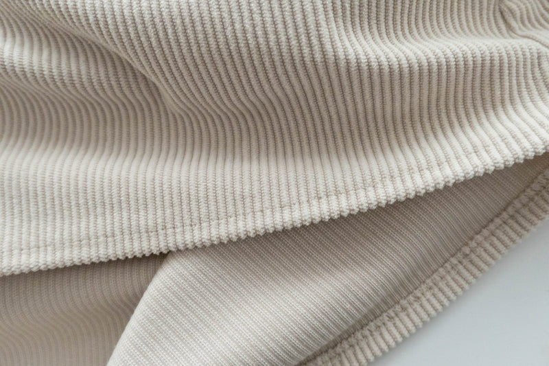 【intent X Korea label】 Beige Vest  淺杏暗紋微絨口袋腰間大百褶, Dress/  DS9369