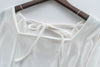 Suede Shine 後背蝴蝶光澤絨面橡筋手袖, Blouse/ TP8923 (midnight blue sold out)
