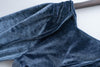 Suede Shine 後背蝴蝶光澤絨面橡筋手袖, Blouse/ TP8923 (midnight blue sold out)