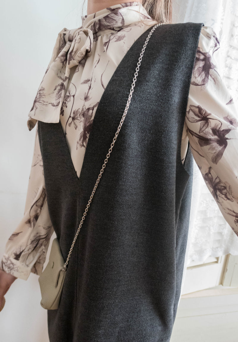Shadow 影子印花絲巾領口, Blouse/ BU8981