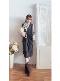 Shadow 影子印花絲巾領口, Blouse/ BU8981