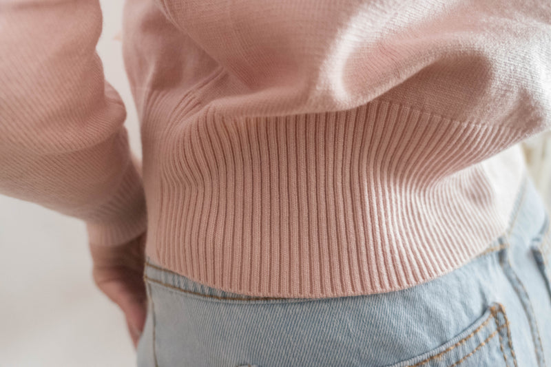 Marble Button 彈性蕾絲領口精緻鈕扣外套或上衣, Top or Blouse/ TP8943 (white sold out)