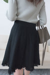 Knit Braid 全彈性扭麻花流蘇冷針裙, Skirt/ SK8768 (Ivory soldout)
