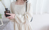 Square Neck 方領束腰後蝴蝶口袋篷篷傘形連身裙, Dress/ DS9396 (white sold out)