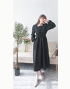 Square Neck 方領束腰後蝴蝶口袋篷篷傘形連身裙, Dress/ DS9396 (white sold out)