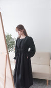 Square Neck 方領束腰後蝴蝶口袋篷篷傘形連身裙, Dress/ DS9396 (white sold out)