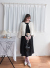 Square Neck 方領束腰後蝴蝶口袋篷篷傘形連身裙, Dress/ DS9396 (white sold out)