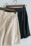 Knit Braid 全彈性扭麻花流蘇冷針裙, Skirt/ SK8768 (Ivory soldout)