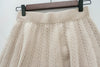 Knit Braid 全彈性扭麻花流蘇冷針裙, Skirt/ SK8768 (Ivory soldout)