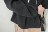 Wonderland 絨面皺褶方領輕優雅上衣, Blouse/ BU8987 (pink sold out)