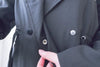 (方便啪鈕)  Trench 中長知性可褶中袖修腰風衣, Jacket/ JK8119